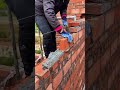 Simple tools for laying bricks easily and practically #shorts