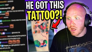THIS VIEWER GOT A TATTOO I DESIGNED FOR HIM...