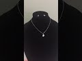 SNOWFLAKE NECKLACE/EARRING SET - REAL 925 Sterling Silver #sterlingsilver #jewelrygiftideas