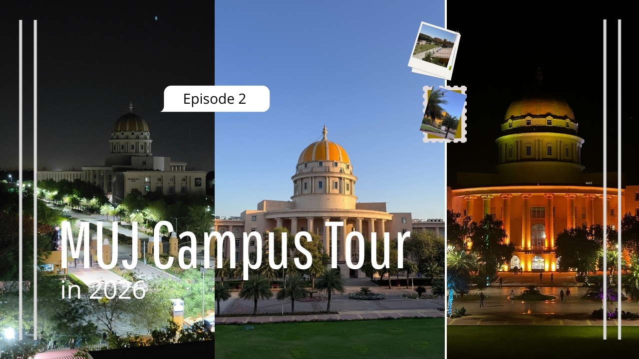 [2026] BEST Campus Tour of Manipal University Jaipur | MUJ Campus Life ...
