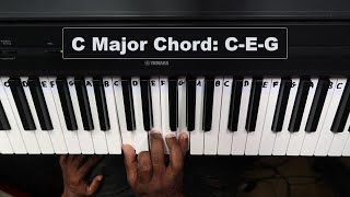 How to Play the C Major Chord on Piano