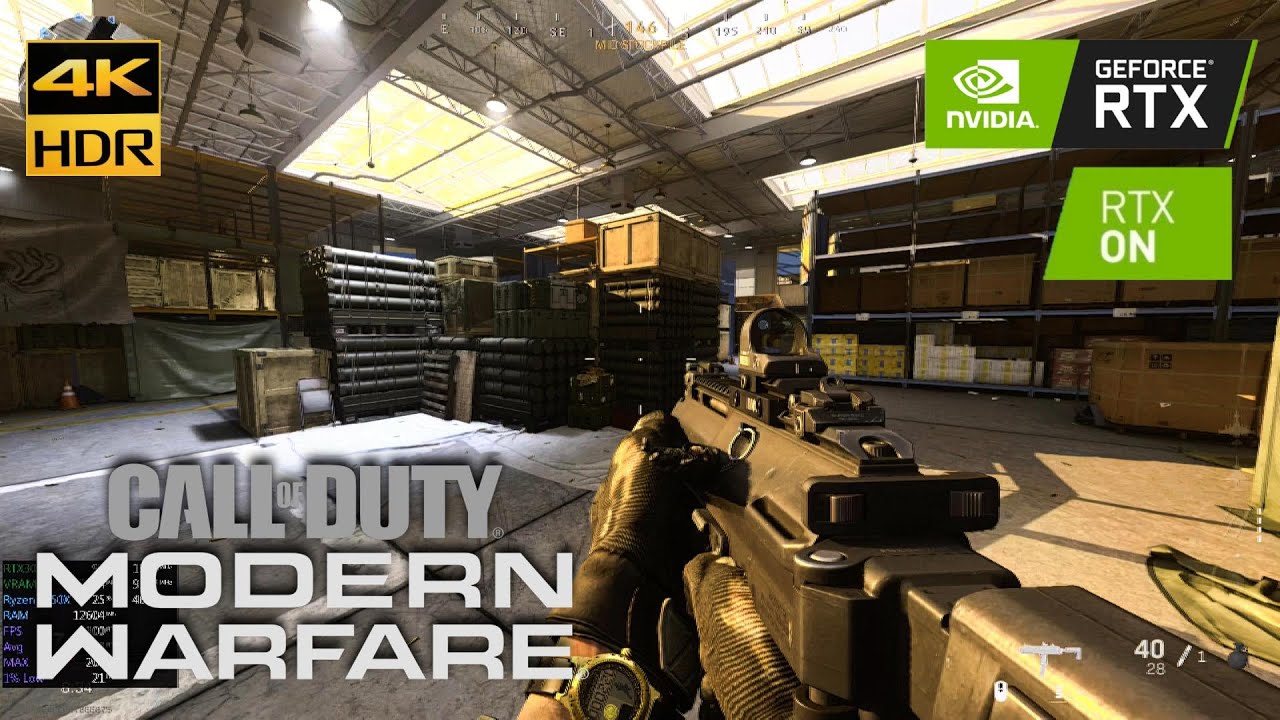 CoD Modern Warfare RTX 3090 Ryzen 9 5950X 4K Max Settings Ray Tracing ...