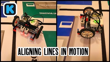 Preparing for WRO 2025. Aligning lines in motion
