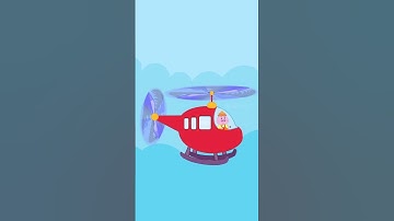 Helicopter Transport 🚁 Spinning Blades #shorts