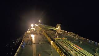 Sailing at night #ship #beingmariner #oiltanker #sailingadventures #hormuzstrait 
