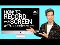 How to SCREEN RECORD with SOUND (on MAC) | FREE Screen Recording with Audio