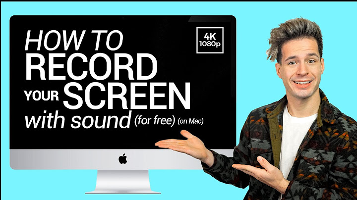 How to screen record on mac with computer audio