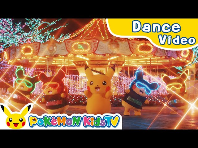 Dance Around (Pikachu Dance ver.) | Kids Dance Song | Pokémon Song | Pokémon Kids TV​ class=