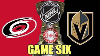 Vegas Golden Knights vs Carolina Hurricanes Game Six w/Johnny