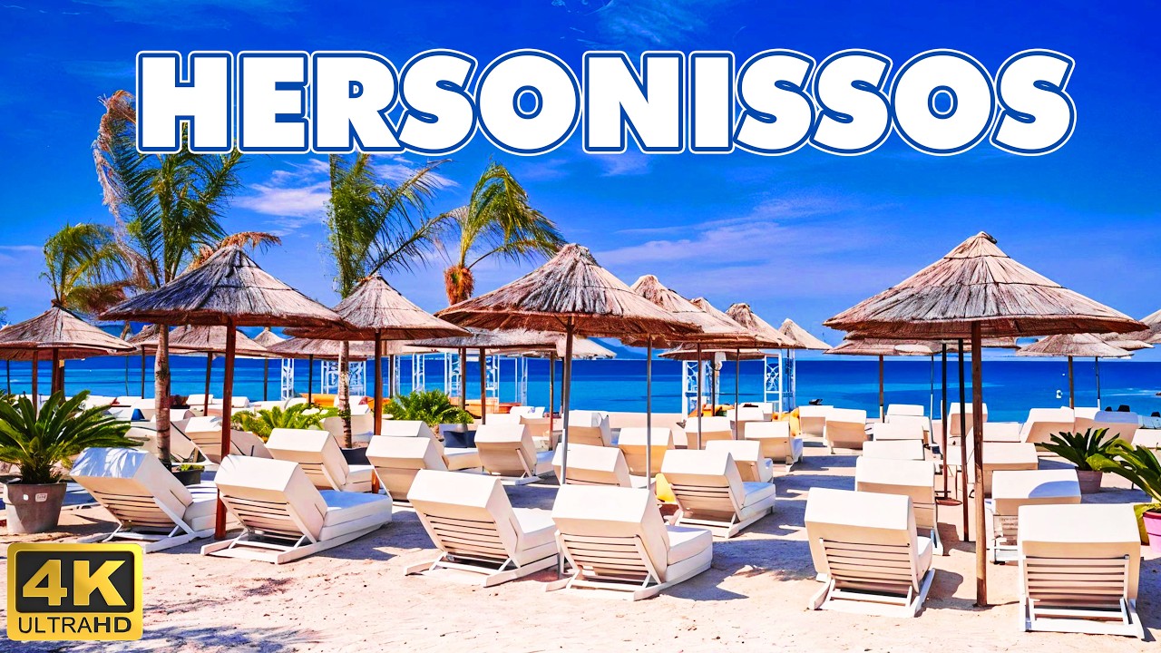 HERSONISSOS, Crete 🇬🇷 | The Lively Beach Town Everyone's Talking About!