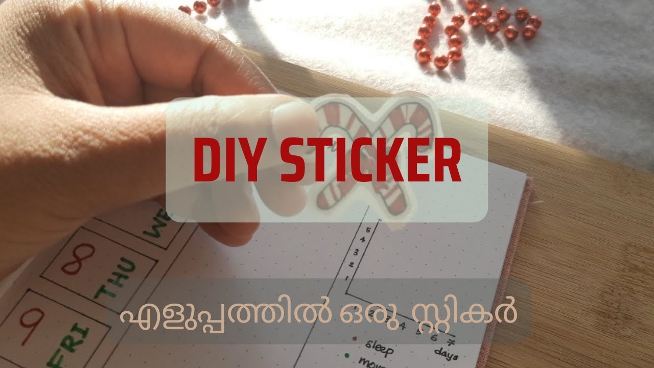 DIY Sticker at home | Easy sticker making - YouTube