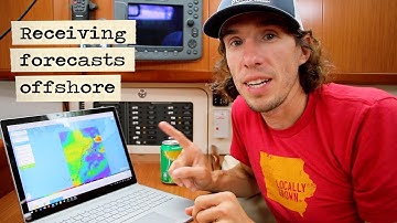 How we get weather forecasts offshore (Iridium Go/PredictWind walk through) // Ryan