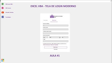 Aula #1 - Tela de Login Moderno com Excel VBA