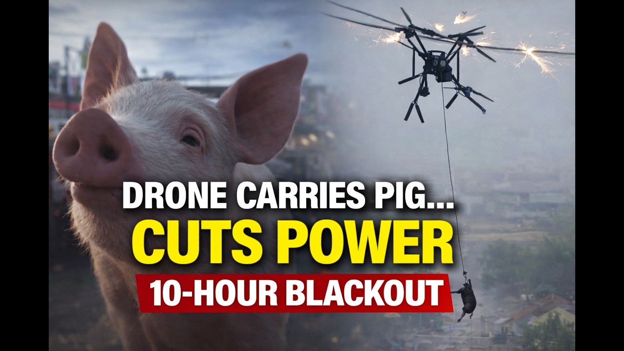 Farmer flying pig with drone disrupted electricity in China for up to 10 hours