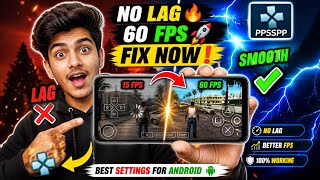 Fix PPSSPP Lag in 2 Minutes ⚡ Best Settings for Android (No Frame Drop)