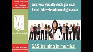 SAS - Building a Data Mart presentation