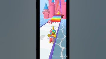 Unicorn run gameplay 🦄 #mobilegame #shortsvideo