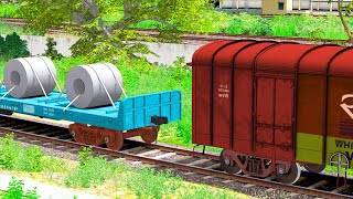 COIL CONTAINER COUPLING ICF BCNA COACH | BUMPY RAILROAD | Train Simulator | Railwork 3 | NTG GAMING