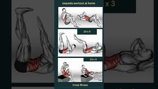 Sixpacks workout at home no gym needed #shorts #viral #exercise