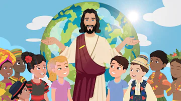 Jesus Superhero (feat. George Horga Jr.) - Animated, with Lyrics - Christian Songs for Children