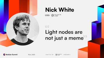 Light nodes are not just a meme - Nick White