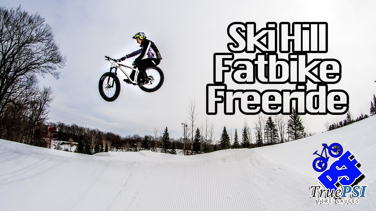 Fatbike Freeride at a Ski Hill! Riding Alpine Valley