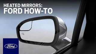 Side View Mirror Glass Ford Fiesta 2017 Right Side Heated Blis