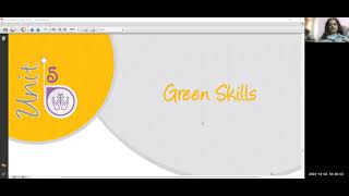 Unit 5 Green Skills Session 1 for Level 1