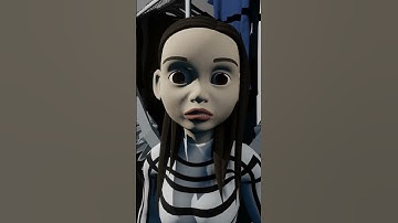 What would you do if you turned around to this (terrifier 2) #animation #blender  #3danimation