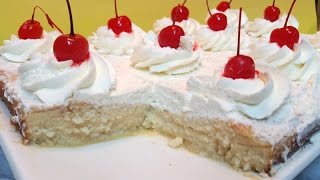 TRES LECHES FACIL PASO A PASO | Como hacer pastel Tres Leches