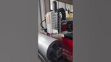 Aluminum round pipe high-speed CNC drilling machine, 360-degree automatic rotation drilling