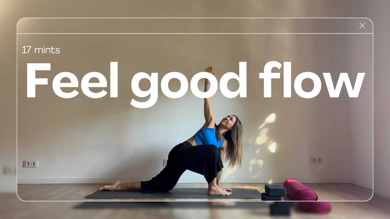 17-Minute Gentle Yoga Flow for Beginners | Feel Good & Relax