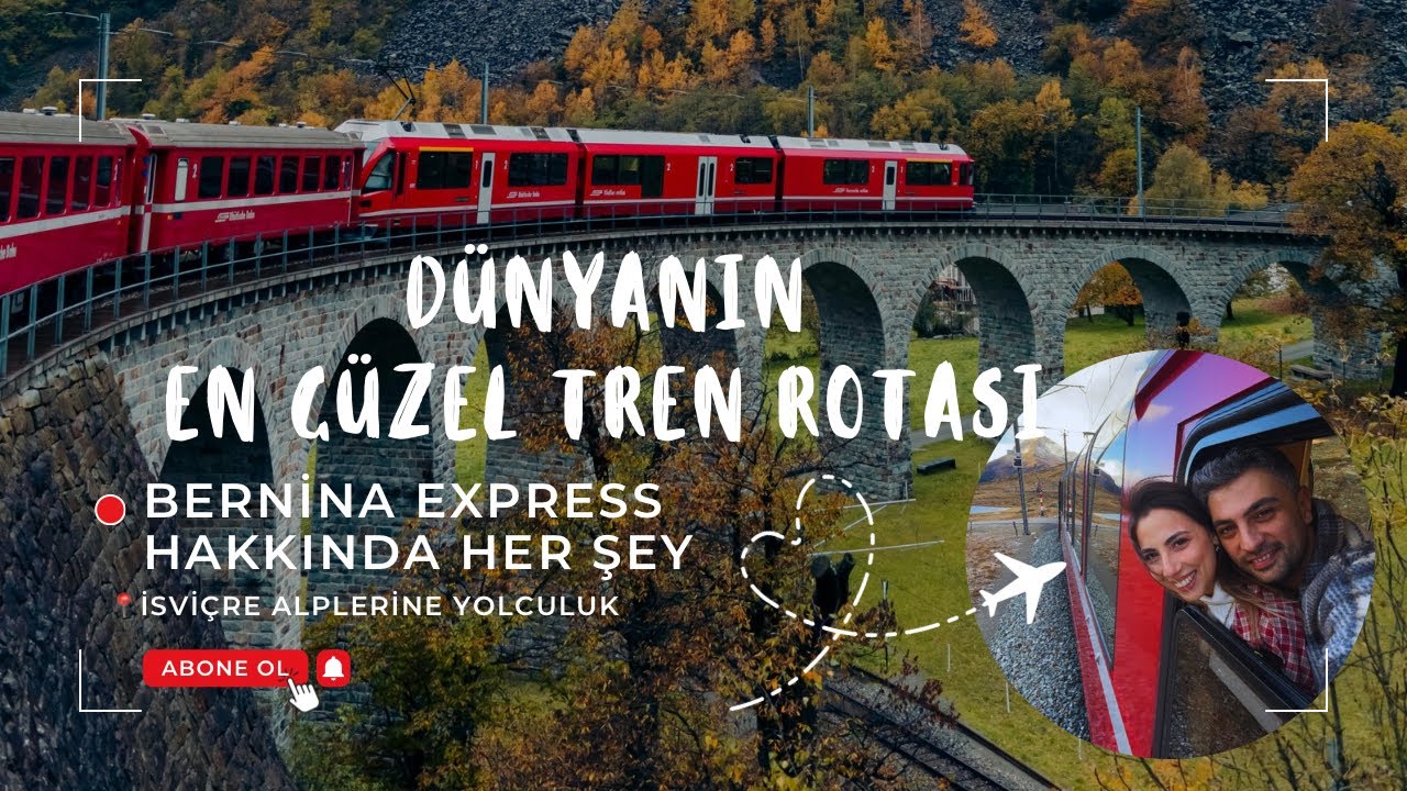 Bu Tren Yolculuğu Gerçek Olamaz! 🚆 | Bernina Express | İsviçre Alpleri