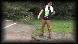 カセットガスボンベ式ホームバーナー火焰