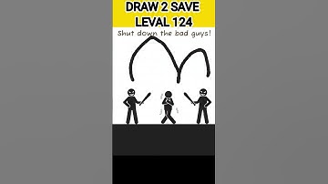 Draw 2 Save Level 124 #shorts #draw2save #drawpuzzle