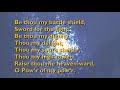 Be Thou My Vision (Tune: Slane - 5vv) [with lyrics for congregations]