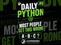 Most People Get This Python Question Wrong 🐍