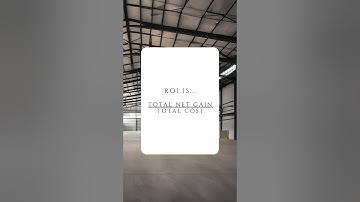 Short: Return on Investment (ROI)