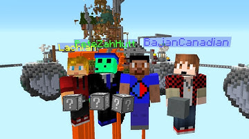 MINECRAFT DARK SIDE LUCKY BLOCK BRIDGES with Lachlan, Mitch & Pete