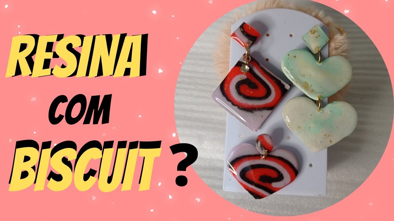 RESINA E BISCUIT IDEIA FÁCIL E RESULTADO PERFEITO!!! tutorial - Fernanda Fernandes