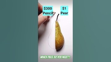 Draw a Pear #shorts #art #drawing #pear #illusion #pencildrawing #howtodraw #easydraw