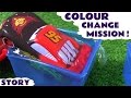 Disney Cars Toys Colour Change McQueen helps Batman catch Joker - Fun Family Friendly Story TT4U