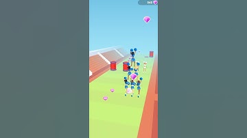 🎃Gameplay🎃Cheerleader Run 3D - GAME🎃Gaming  #shorts