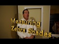 How to Measure a Window for Zebra Shades from BlindsOnline.com