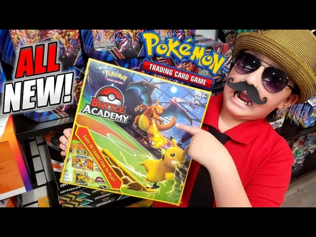 FIRST EVER POKEMON BATTLE ACADEMY PRODUCT!! ALL NEW WAY TO LEARN HOW TO  PLAY THE POKEMON CARD GAME!