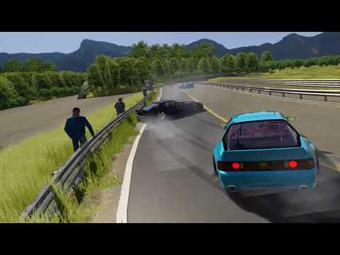 Lone Star Assetto vr tandem drifting at drift playground