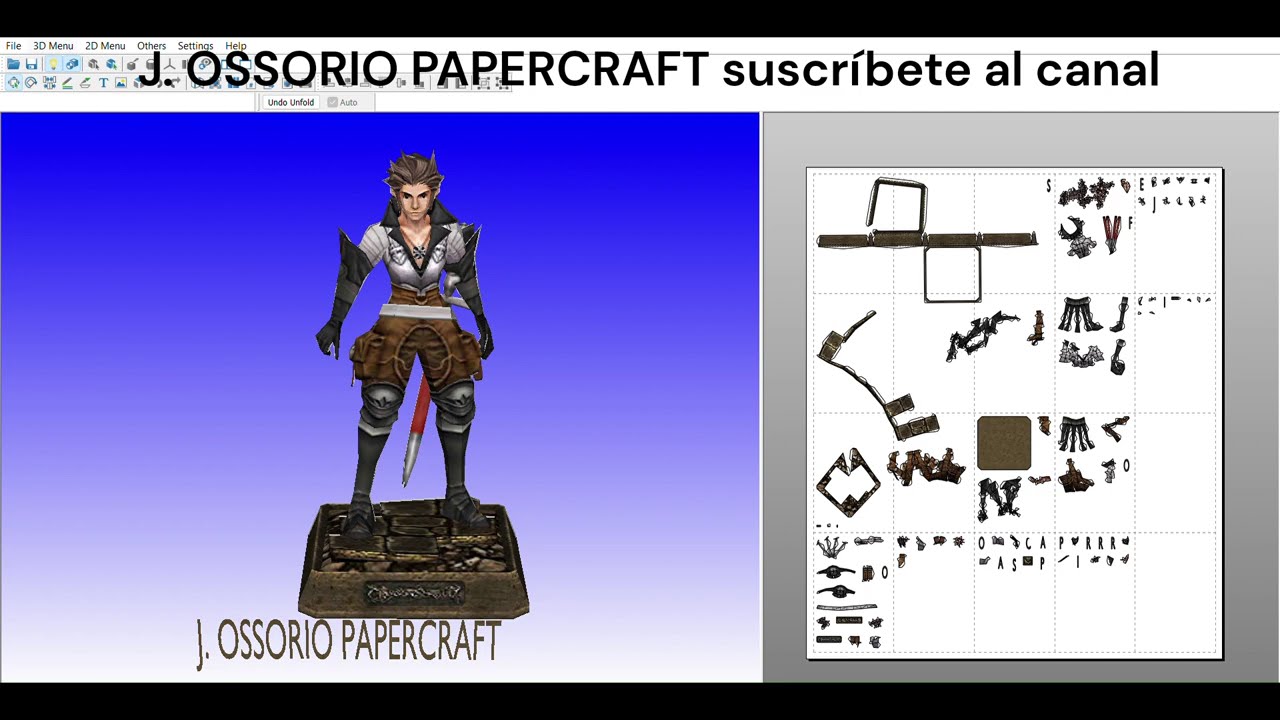Papercraft PDO Crimson Shroud   Giauque