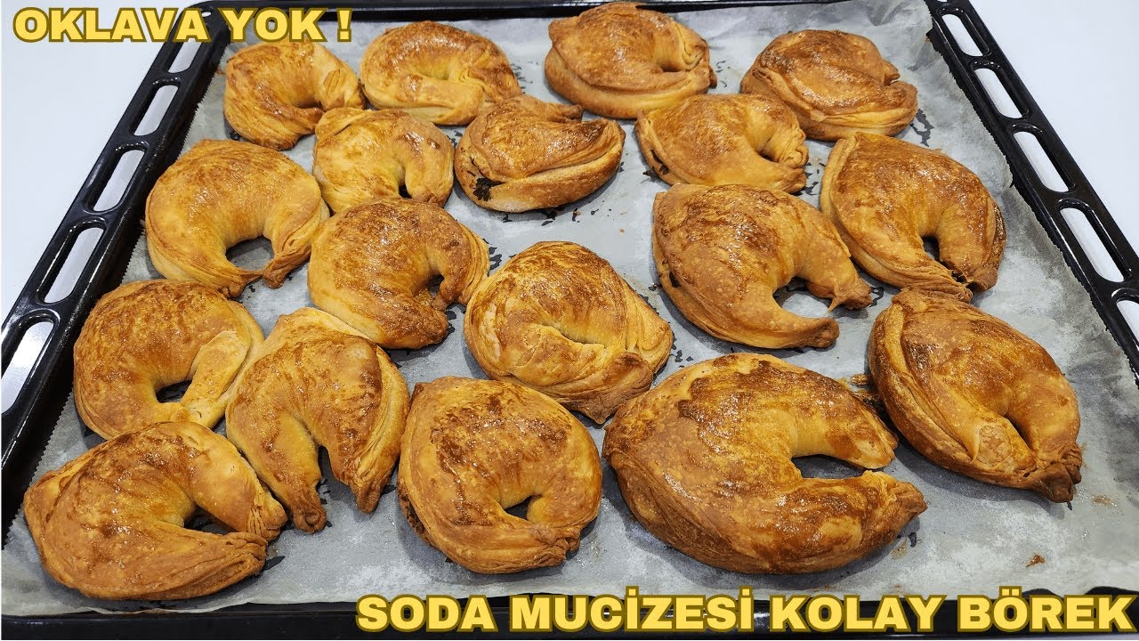 Oklava Yok! Şekli Şahane Soda Mucizesi | En Kolay Börek Tarifi ✅ 🏆 🙏