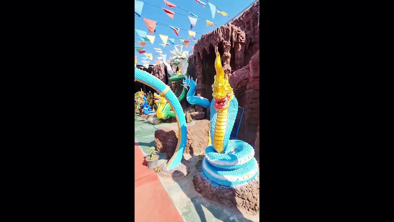 พาเที่ยวชมวัดย่อเหนือถ้ำพญานาค จ.ยโสธร