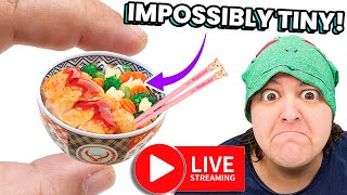 Yoshinoya? Unboxing 5 RIDICULOUS Mini Food Mystery Boxes 🔴 LIVE EXPERIENCE 🔴